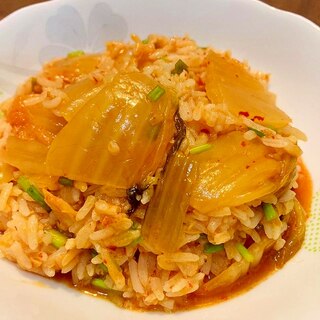 簡単ひとり飯☆ツナキムチ雑炊